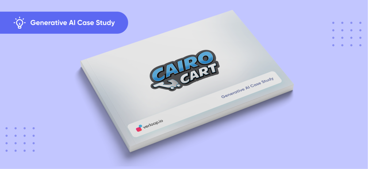 Cairocart Improves Average Response Time and Resolution Time with Verloop.io’s Co-pilot for Support