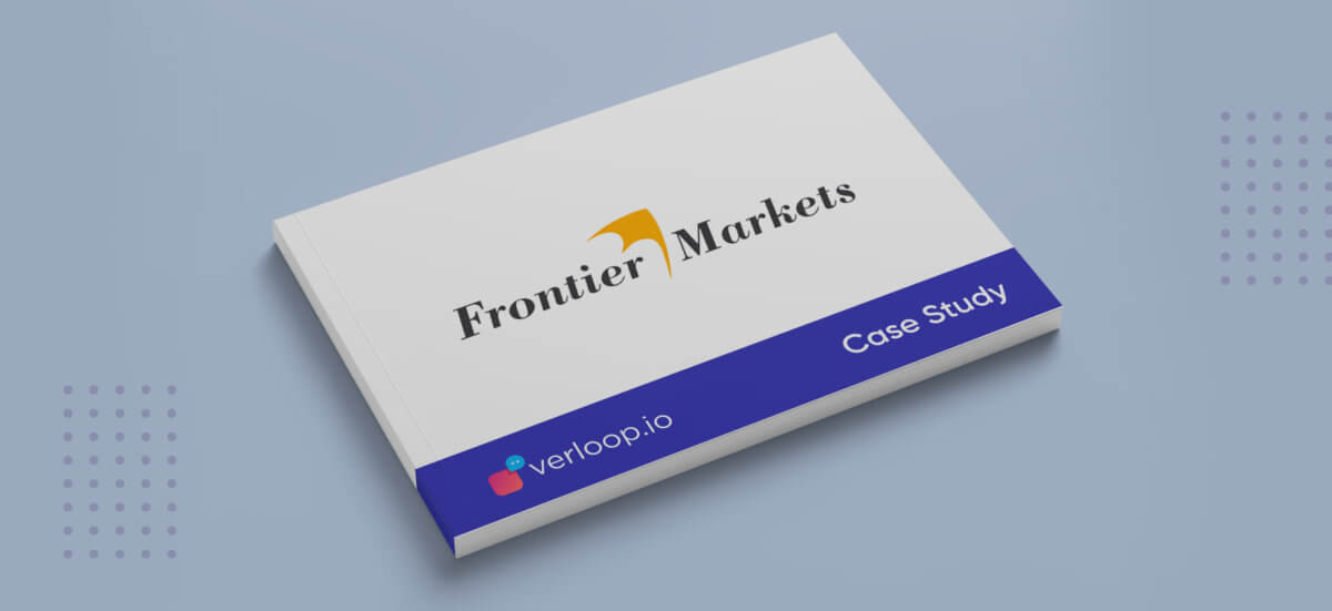 Frontier Market Cast Study on WhatsApp Chatbot with Verloop.io