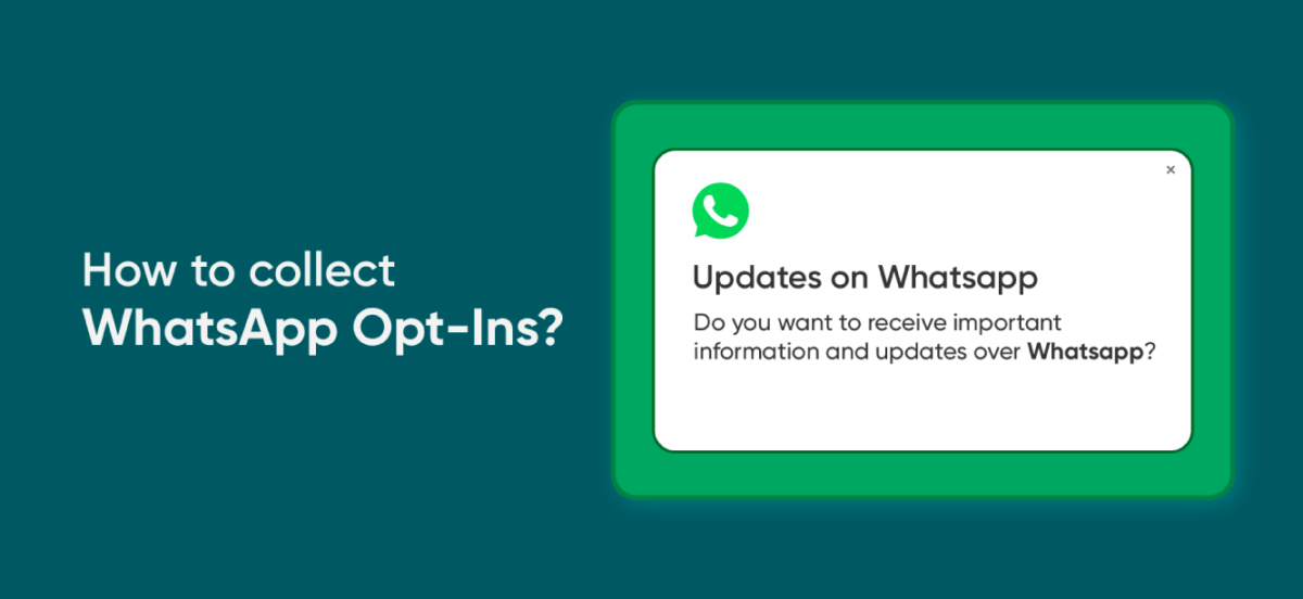 5 ways to collect whatsapp opt ins