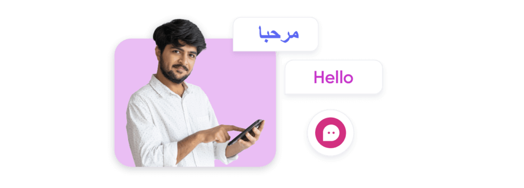 Social media for customer service multilingual MENA