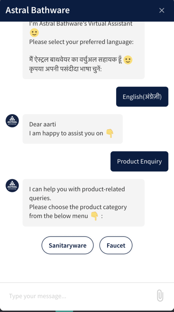 Product Enquiry