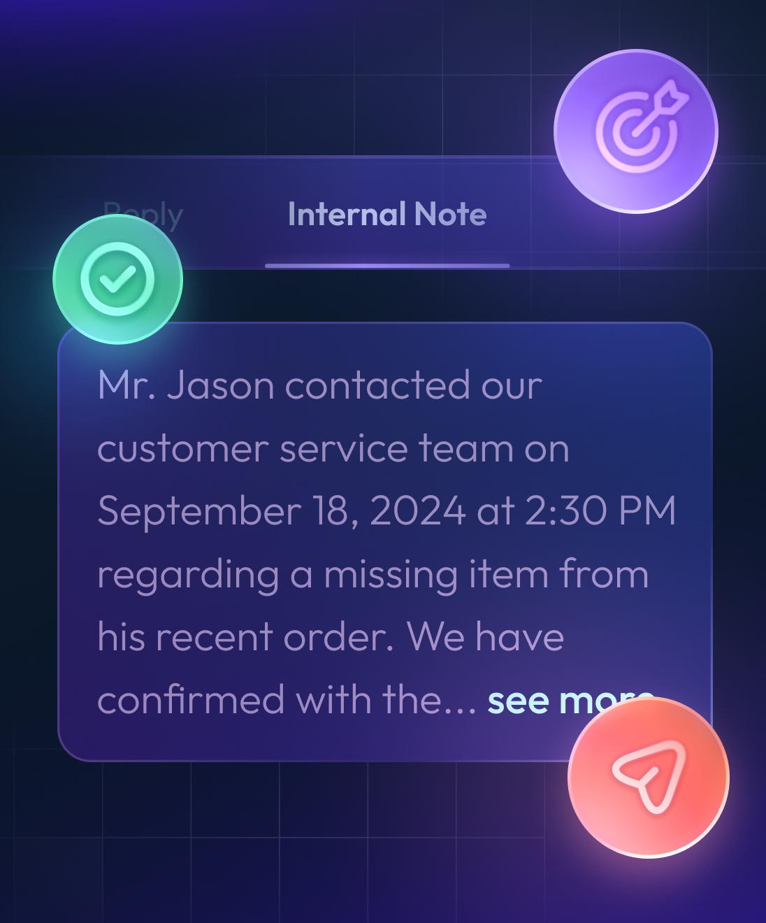 AI summery for customer support agents