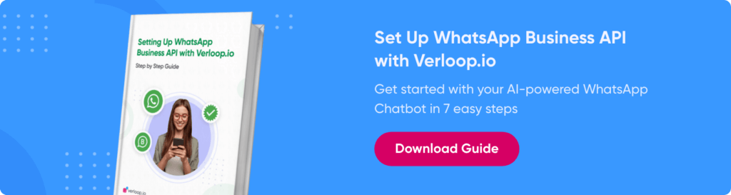 whatsapp chatbot with verloop